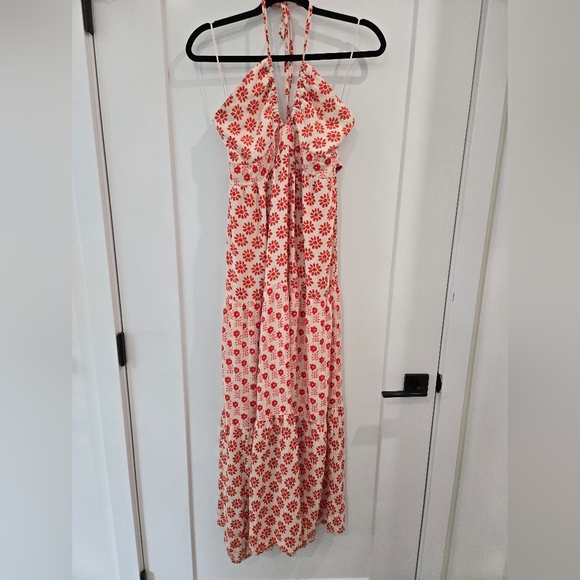 Japna Dresses & Skirts - Japna Halter Tie Back Maxi Dress BNWOT